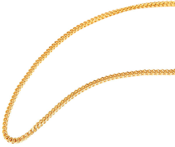 MODDAM - "Kaia", Vierkant-Francokette aus Edelstahl, goldfarben