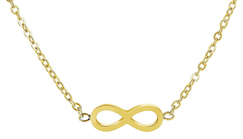 MODDAM - "Johanna", Edelstahl Ankerkette, Infinity, goldfarben