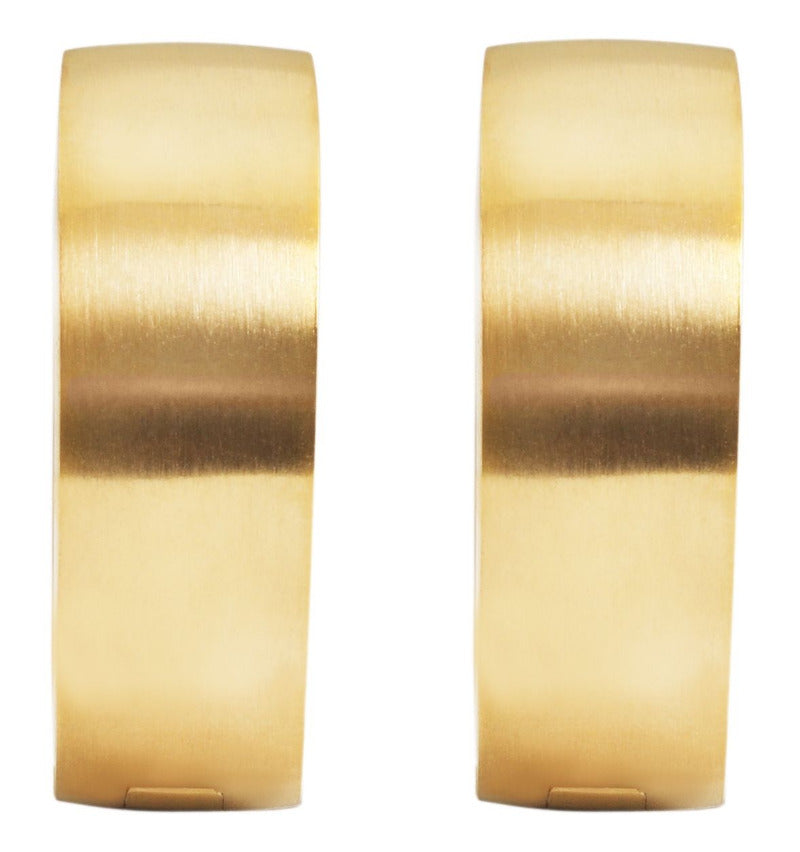 MODDAM - Edelstahl Klapp-Creolen, matt