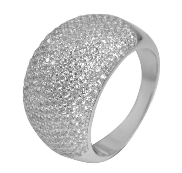 MODDAM - Silber Ring,rhodiniert