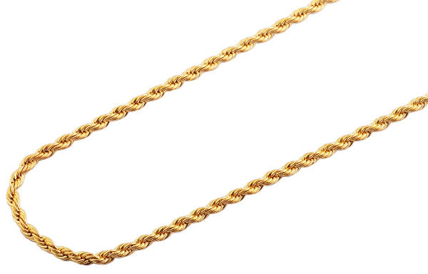 MODDAM - Kordelkette, Edelstahl, goldfarben